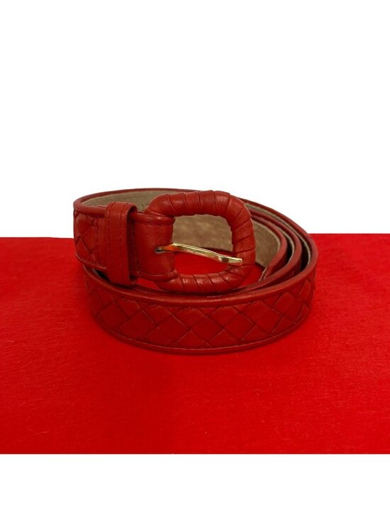 Bottega Veneta Intrecciato Leather Belt main image 4